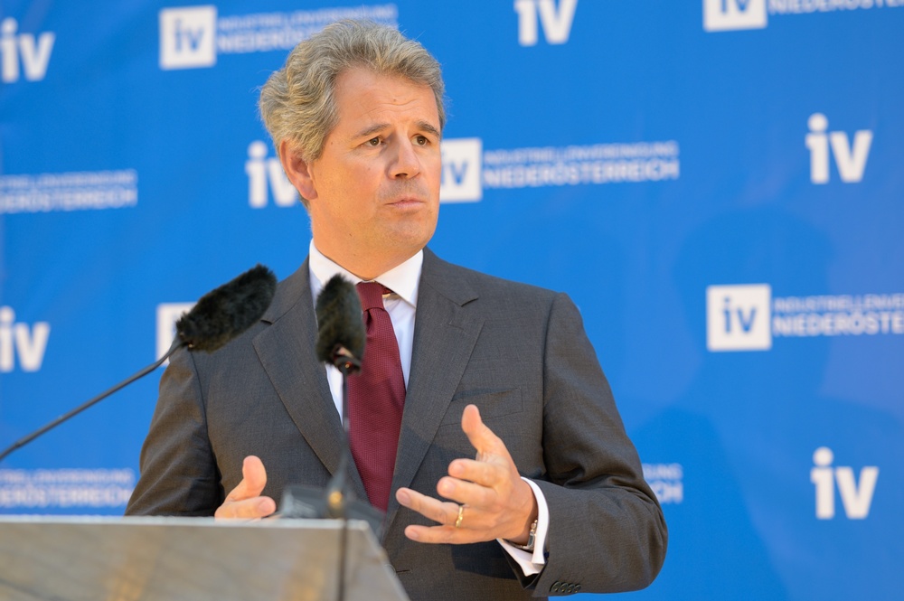 IVNÖ Präsident Thomas Salzer beim IV NÖ Sommerausklang in Luberegg