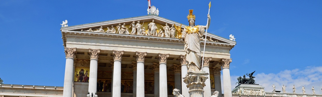 Bild des Parlaments in Wien 